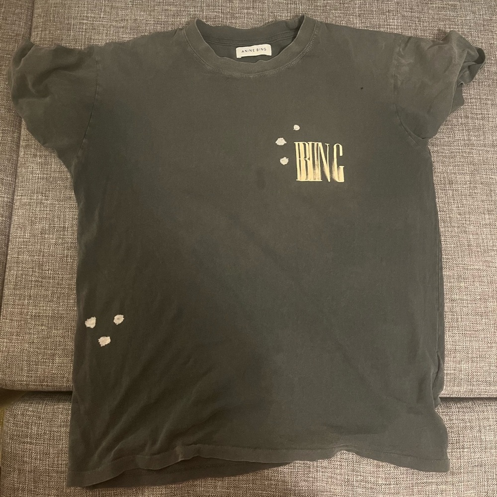 Anine Bing vintage Black Tee